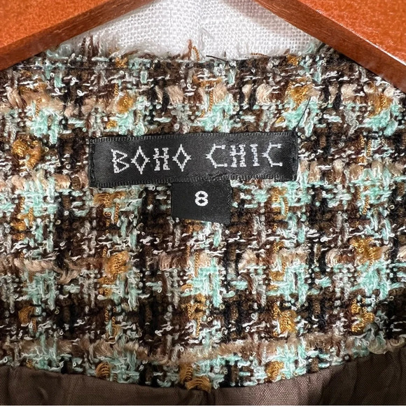 Boho Chic Tweed Style Jacket - Picture 10 of 10